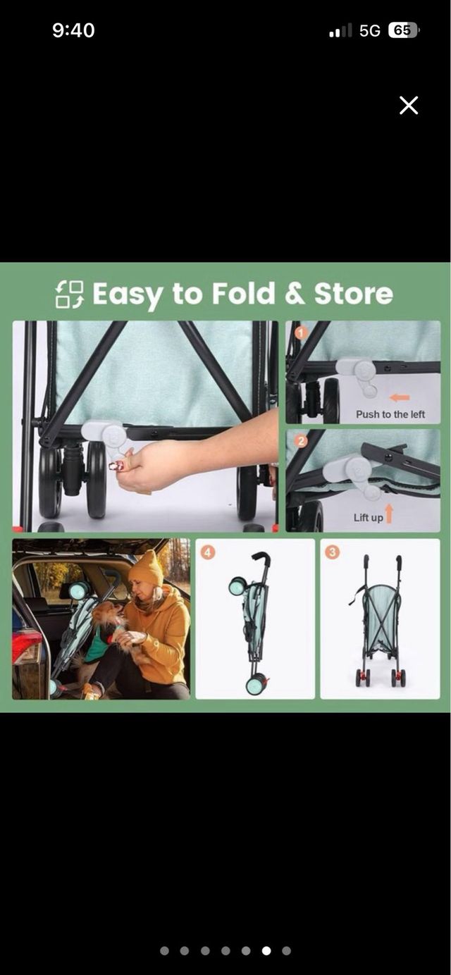 Cochecito para mascotas Wedyvko