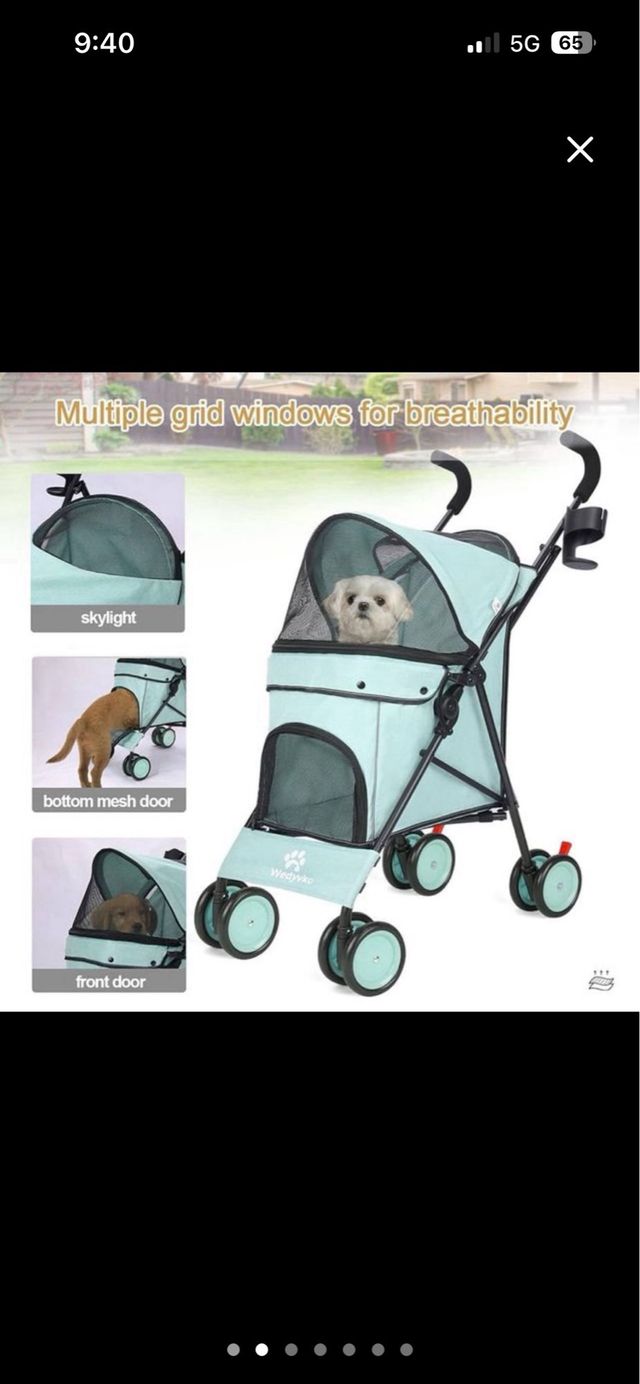 Cochecito para mascotas Wedyvko