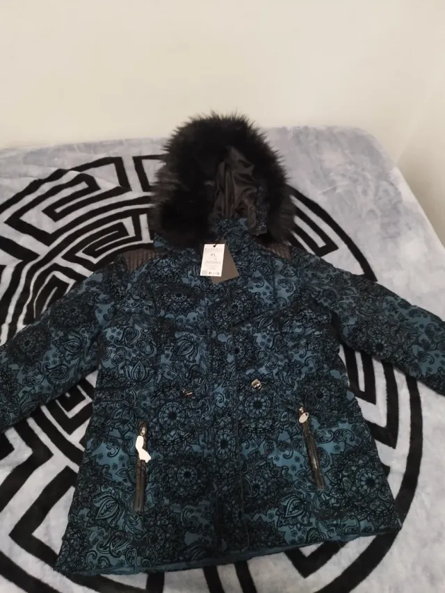 Chaqueta XL con estampado floral