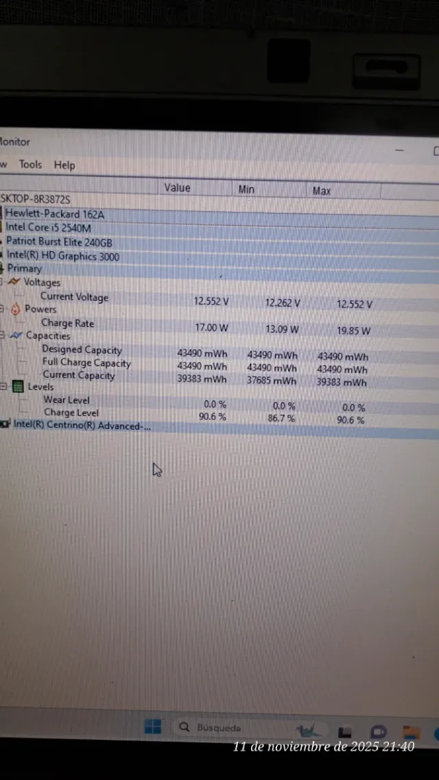 HP Elitebook 2760p Tablet Portátil