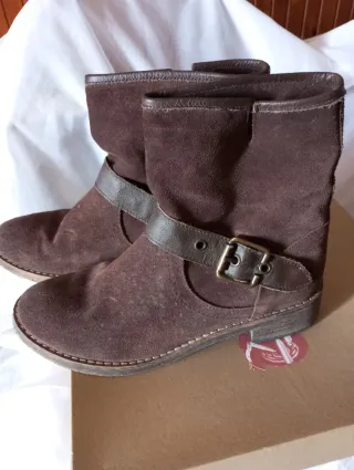 Stivaletti invernali in camoscio