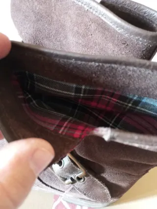 Stivaletti invernali in camoscio