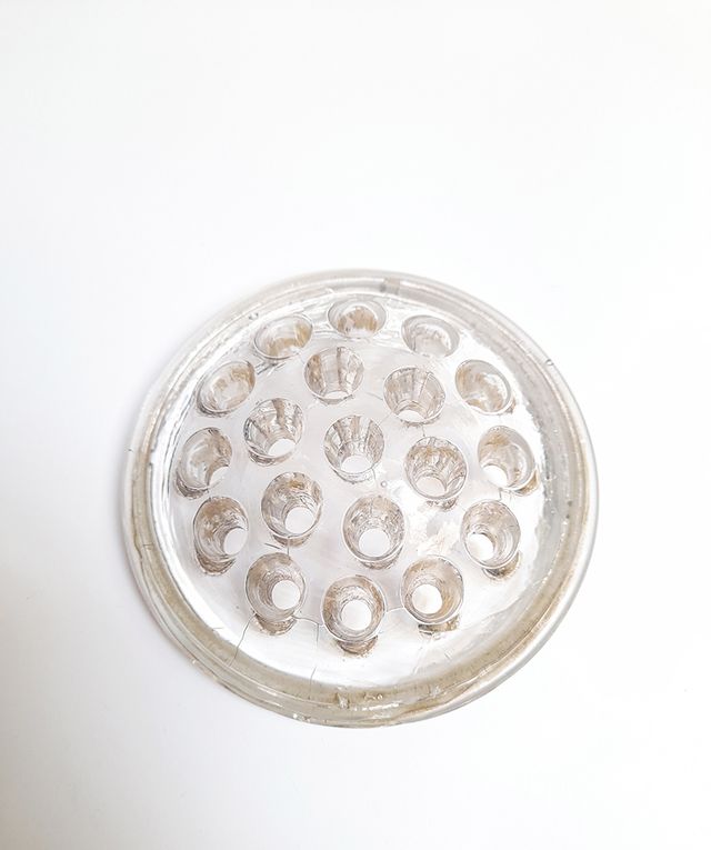 Donzela Vidro Jarra Flores Vintage