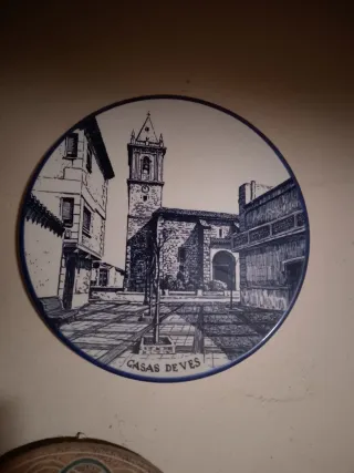 Plato decorativo Casas Deves