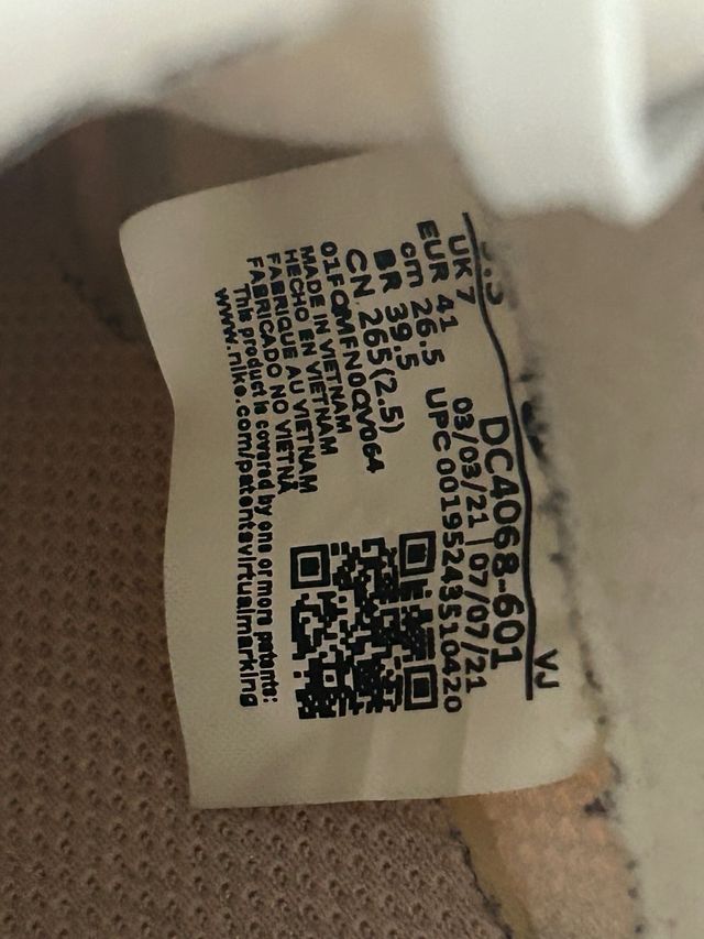 Zapatillas Nike Rosa y Blanco