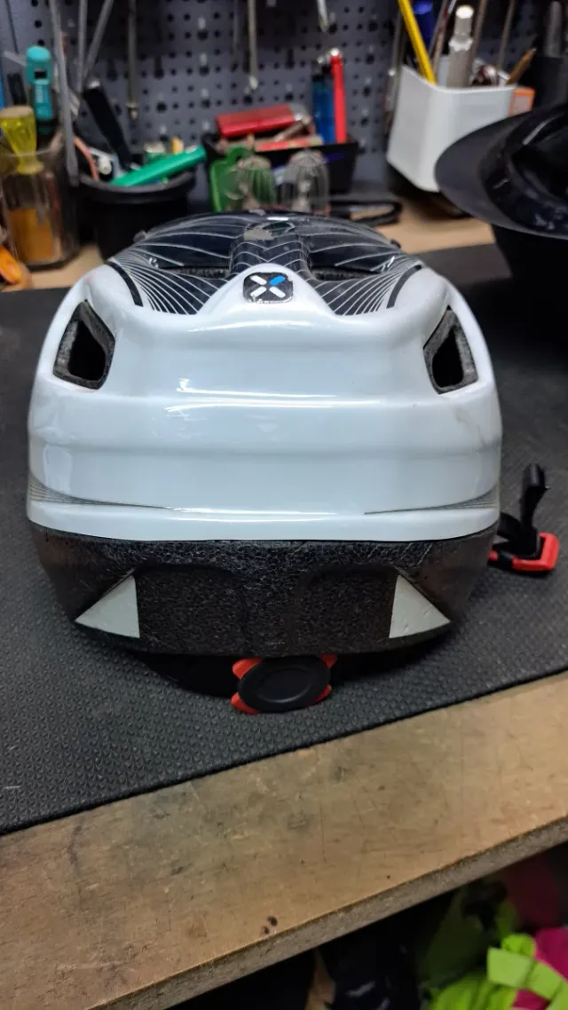 Casco B'Twin Sport 3 blanco/gris (M)