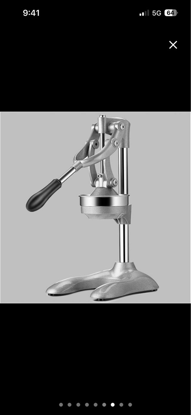 Exprimidor Acero Inoxidable Manual