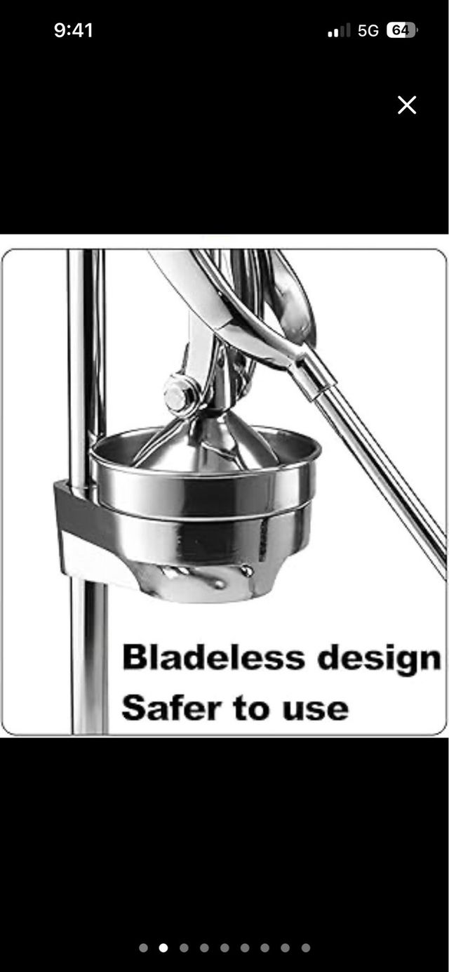 Exprimidor Acero Inoxidable Manual