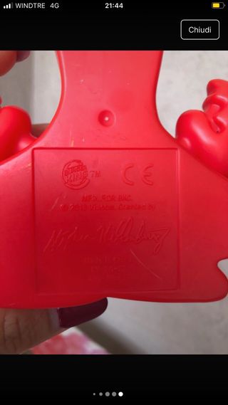 Personaggio Mr. Krabs Spongebob Burger King