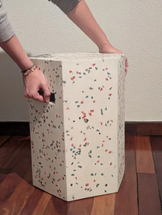 Mesa auxiliar terrazo Made.com