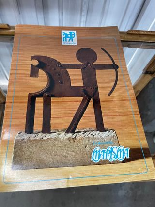 Estantería de bambú con espejo original de 70