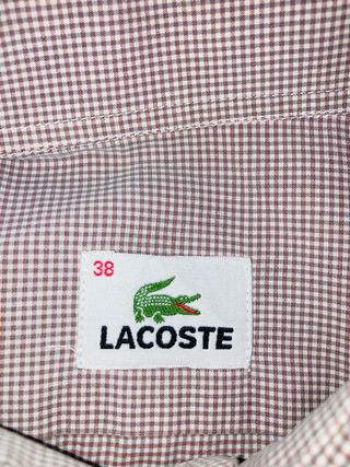 Camicia Lacoste vintage marrone tg 30/S
