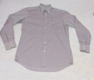 Camicia Lacoste vintage marrone tg 30/S