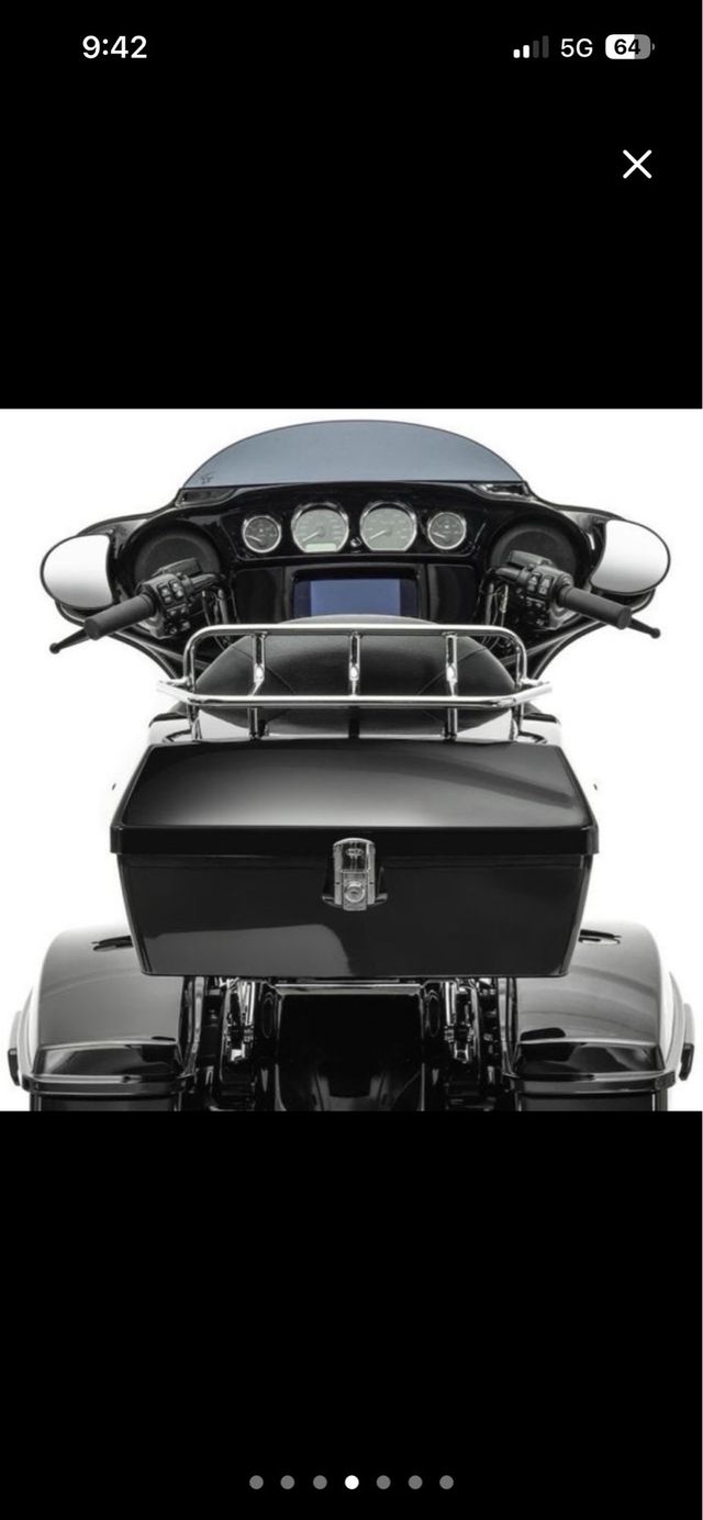 Maletín para moto negro