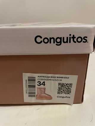 Botas australianas doradas niña T34