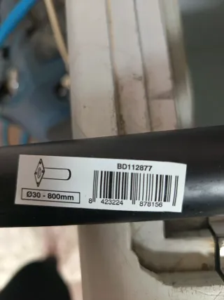 Patas de mesa Ikea 80 cm negras