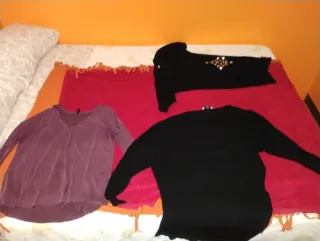 Lote 14 prendas mujer: camisetas y vestido