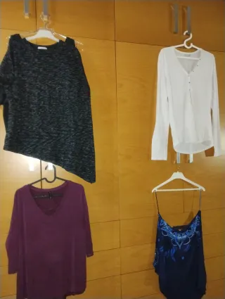Lote 14 prendas mujer: camisetas y vestido