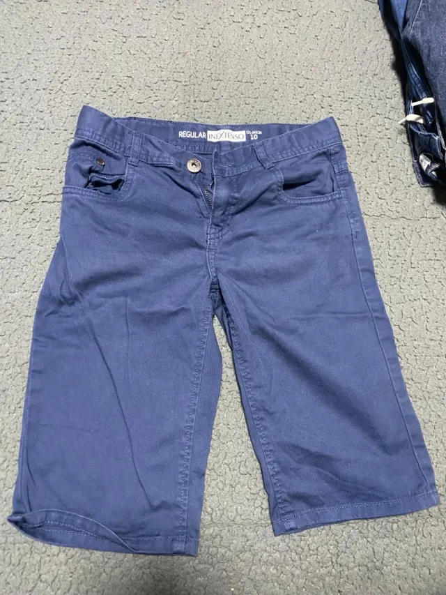 Pantalón vaquero corto niño 10-12 años