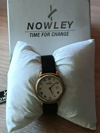 Reloj Nowley Cuarzo Suizo. Nuevo.
