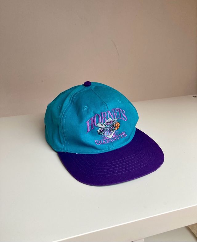 Vintage Charlotte Hornets NBA baseball cap 90s