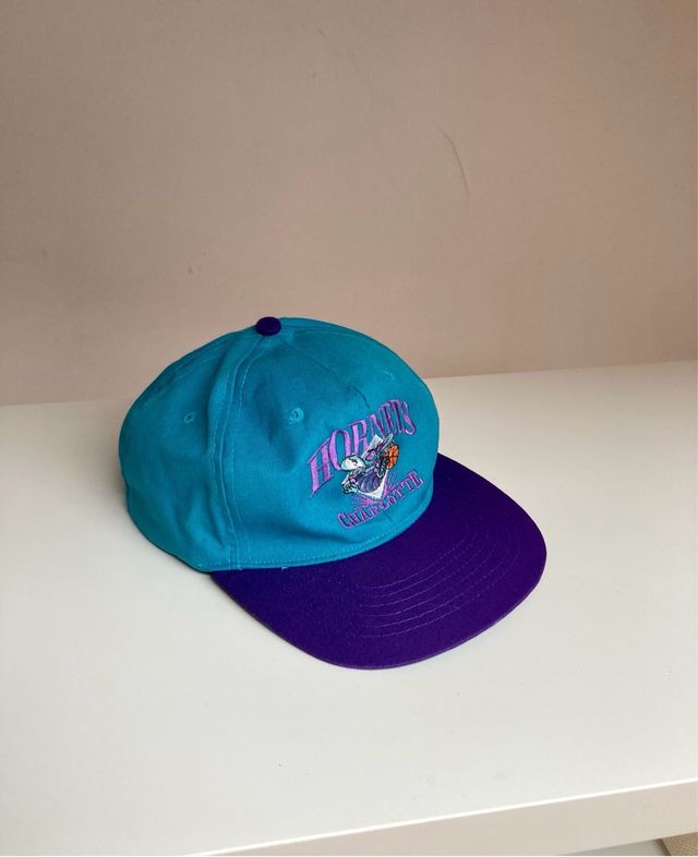 Vintage Charlotte Hornets NBA baseball cap 90s