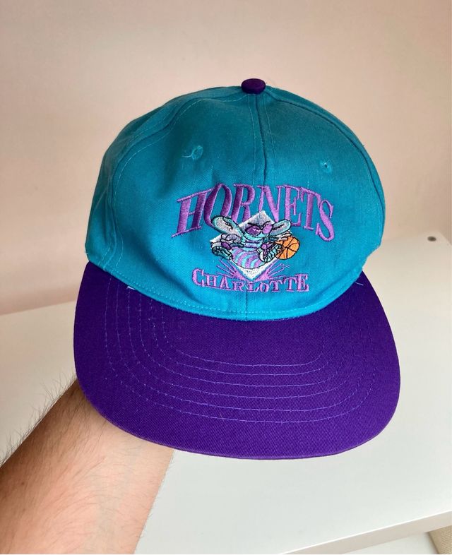 Vintage Charlotte Hornets NBA baseball cap 90s