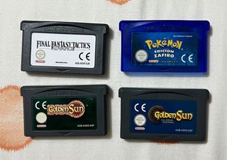 Juegos Game Boy Advance: Pokémon, Mario Kart, Raym