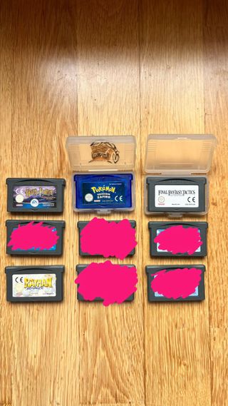 Juegos Game Boy Advance: Pokémon, Mario Kart, Raym