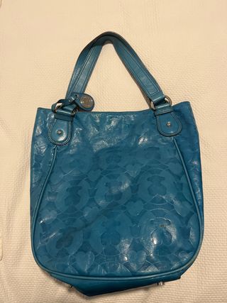 Bolso Tous Cuero Azul/Turquesa