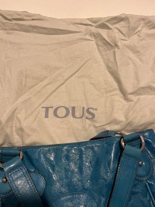 Bolso Tous Cuero Azul/Turquesa