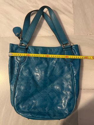 Bolso Tous Cuero Azul/Turquesa