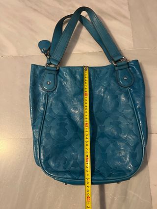 Bolso Tous Cuero Azul/Turquesa