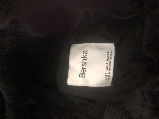 Chaqueta pelo negro mujer