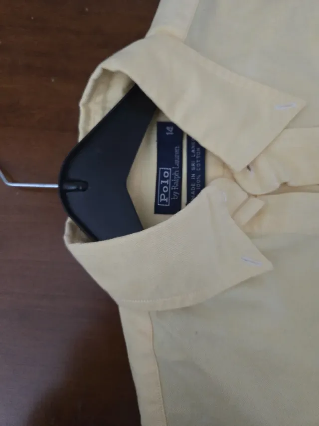 Camisa Polo Ralph Lauren Amarilla