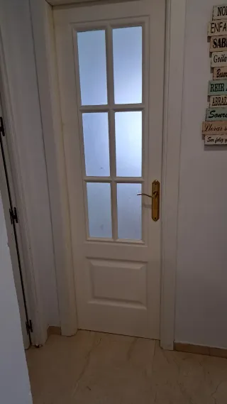 Puerta interior lacada en blanco35e unidad