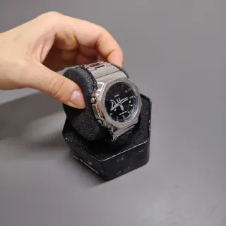 Reloj Casio MOD Plateado y dial Negro