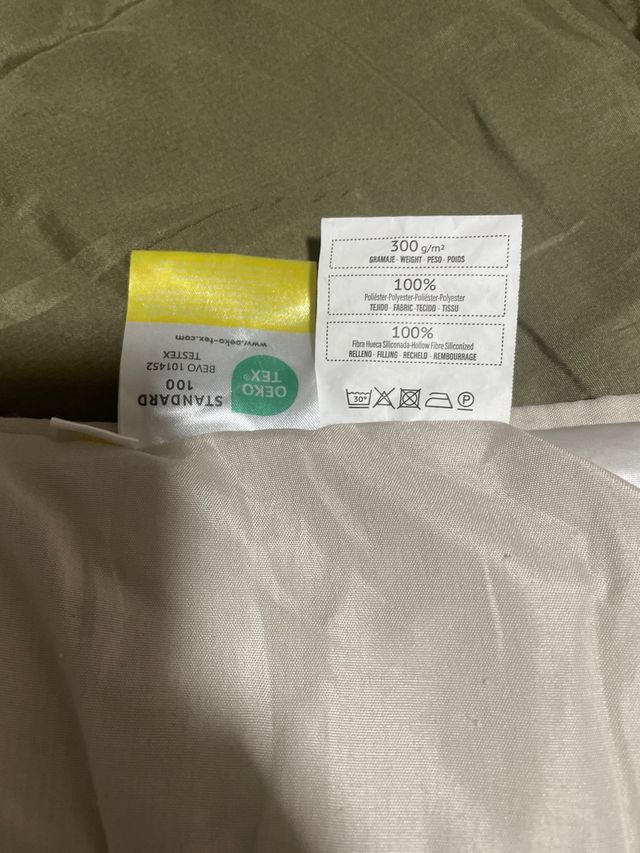 Edredón Nórdico Verde Cama 90