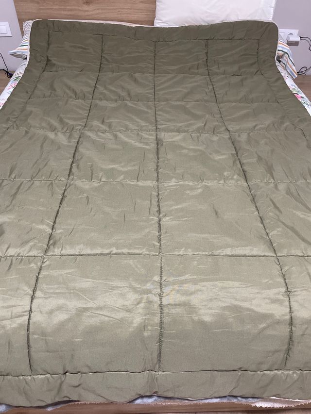 Edredón Nórdico Verde Cama 90