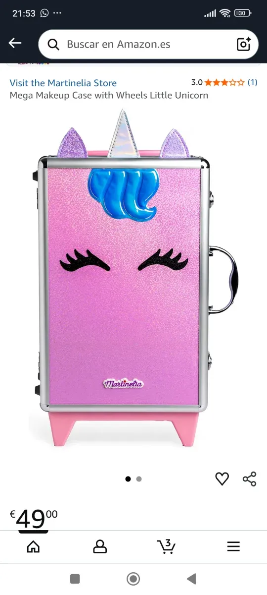 Maletín Martinelia Unicornio Rosa