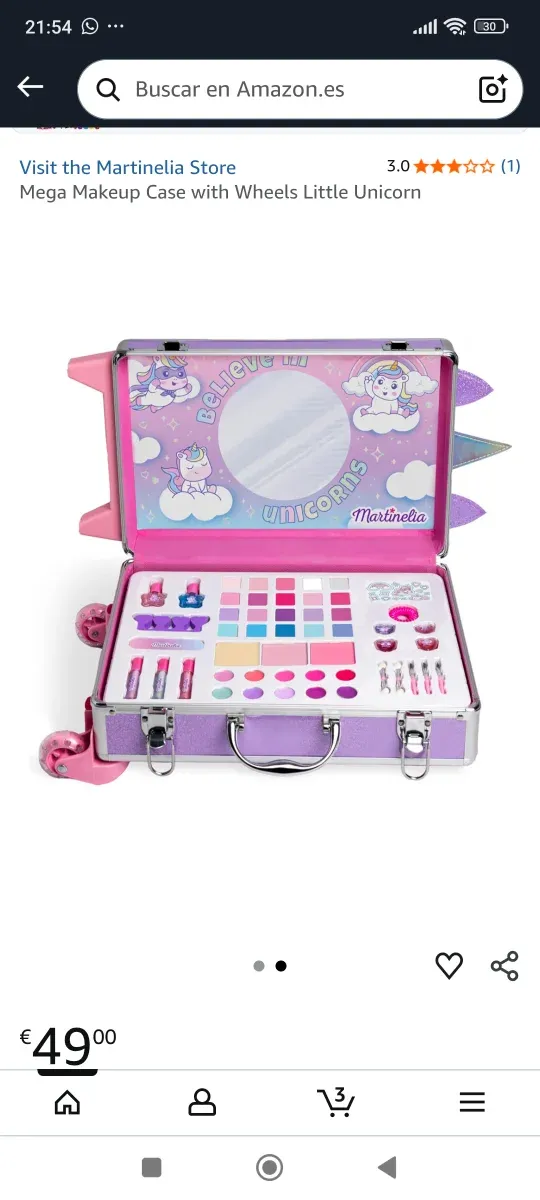 Maletín Martinelia Unicornio Rosa