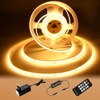 Tira LED COB 2M Blanca Cálida 2700K 24V