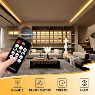 Tira LED COB 2M Blanca Cálida 2700K 24V