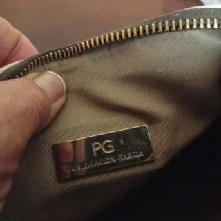 Bolso Piel Purificación García Blanco/Beige