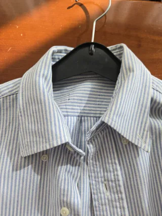 Camisa Polo Ralph Lauren Rayas Azul/Blanco