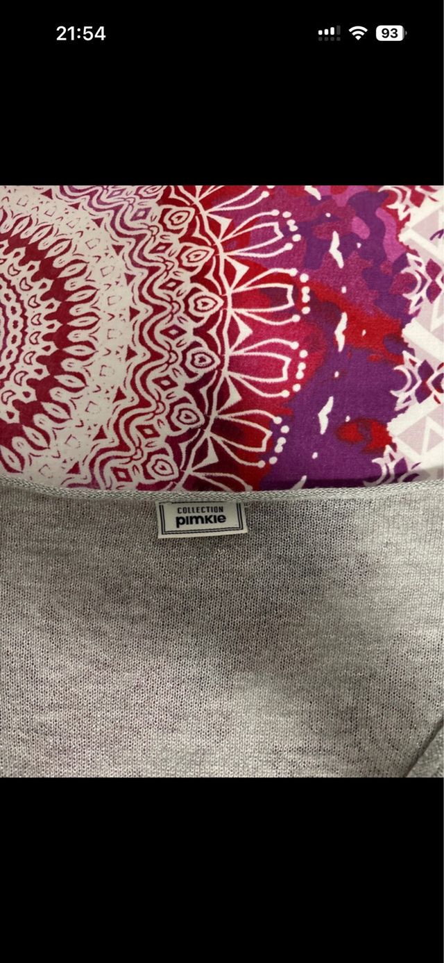 Camisa plateada brillante