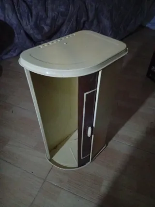 Panera antigua beige y marrón