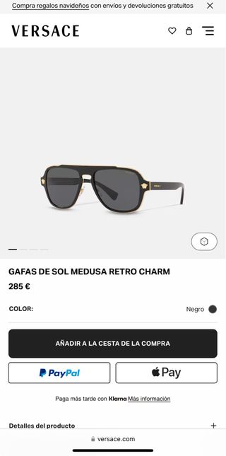 Gafas de Sol Versace Medusa Retro Charm