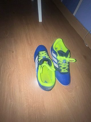 Zapatillas Adidas Fútbol Sala Azul/Verde
