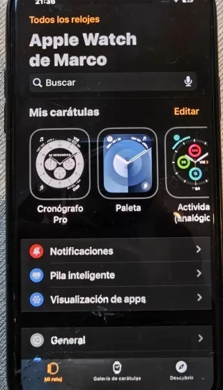 Apple Watch S6 44mm GPS + Celular Azul Marino